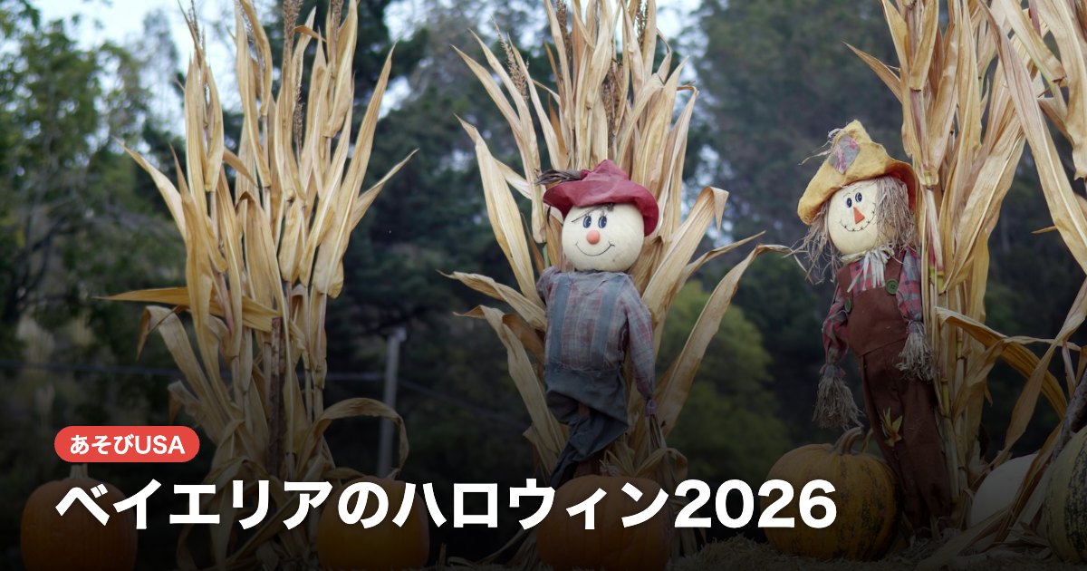 ベイエリアのハロウィン2026｜子ども向けイベント・ハーフムーンベイのパンプキンパッチ・ジャパンタウンのカーニバル