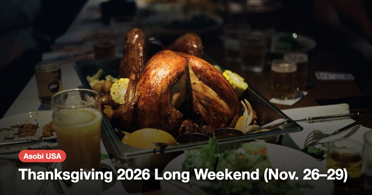 Thanksgiving 2026 Long Weekend (Nov. 26–29)